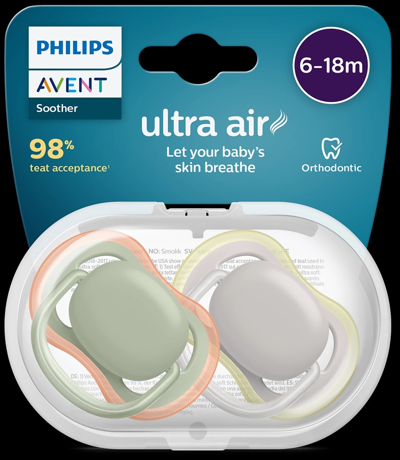 Philips AVENT 2 Xuxas - Ultra Air - Neutra - 6-18M 