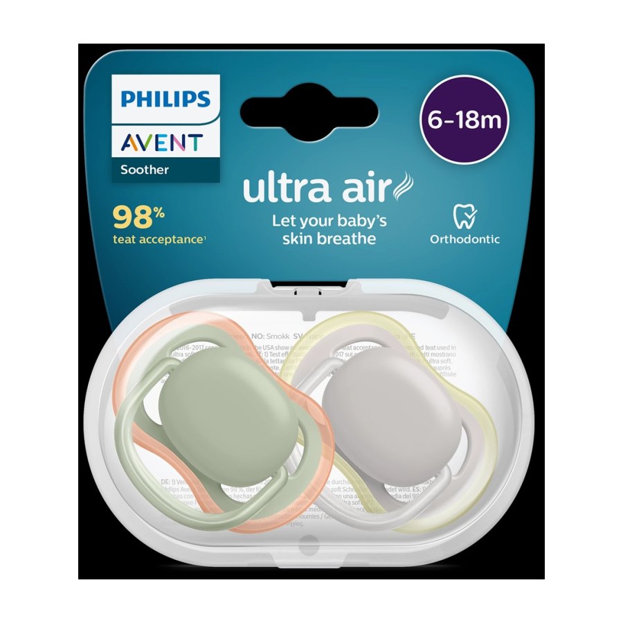 Philips AVENT 2 Xuxas - Ultra Air - Neutra - 6-18M 