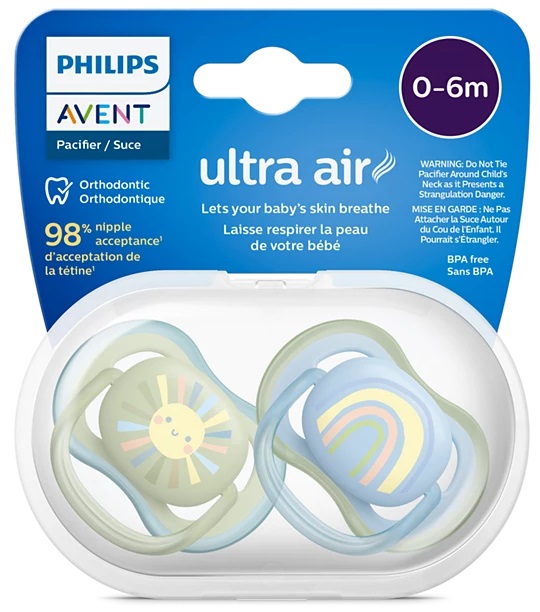 Philips AVENT - 2 Xuxas -  0-6M - Ultra Air -  Deco - Menino