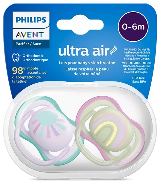 Philips AVENT - 2 Xuxas -  0-6M - Ultra Air -  Deco - Menina