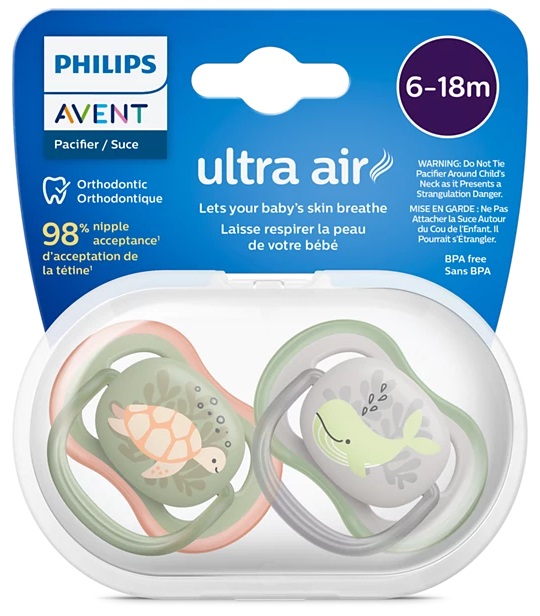 Philips AVENT - 2 Xuxas -  6-18M - Ultra Air -  Deco - Menino