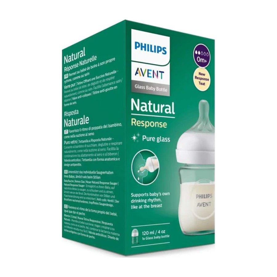 Philips AVENT - Natural - Biberão 120 ml. VIDRO