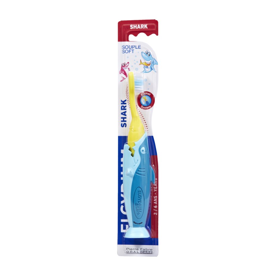ELGYDIUM KIDS Escova Dentes (2-6 anos) SHARK 