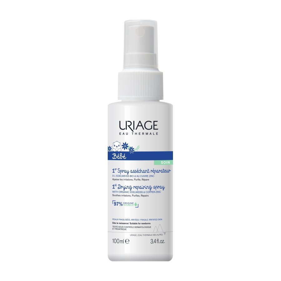 URIAGE BEBÉ 1º SPRAY Reparador e Secante 100ml 