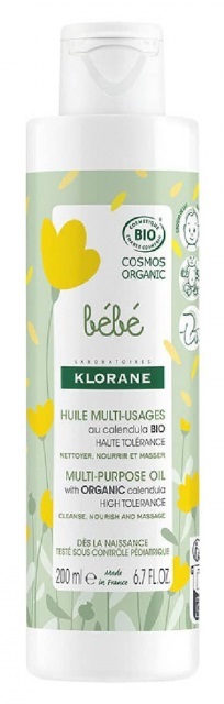 KLORANE BEBÉ Óleo Multi-usos (massagem) 200 ml