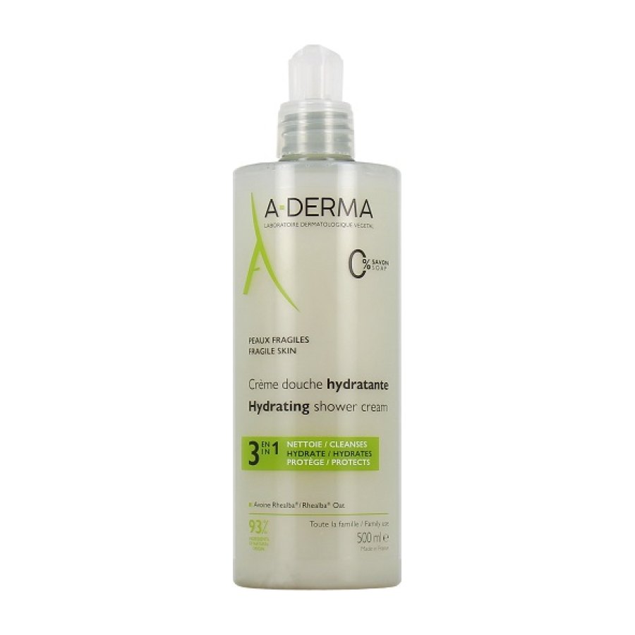 A-DERMA Indispensáveis Gel Creme de Duche HYDRA Protector 500 ML