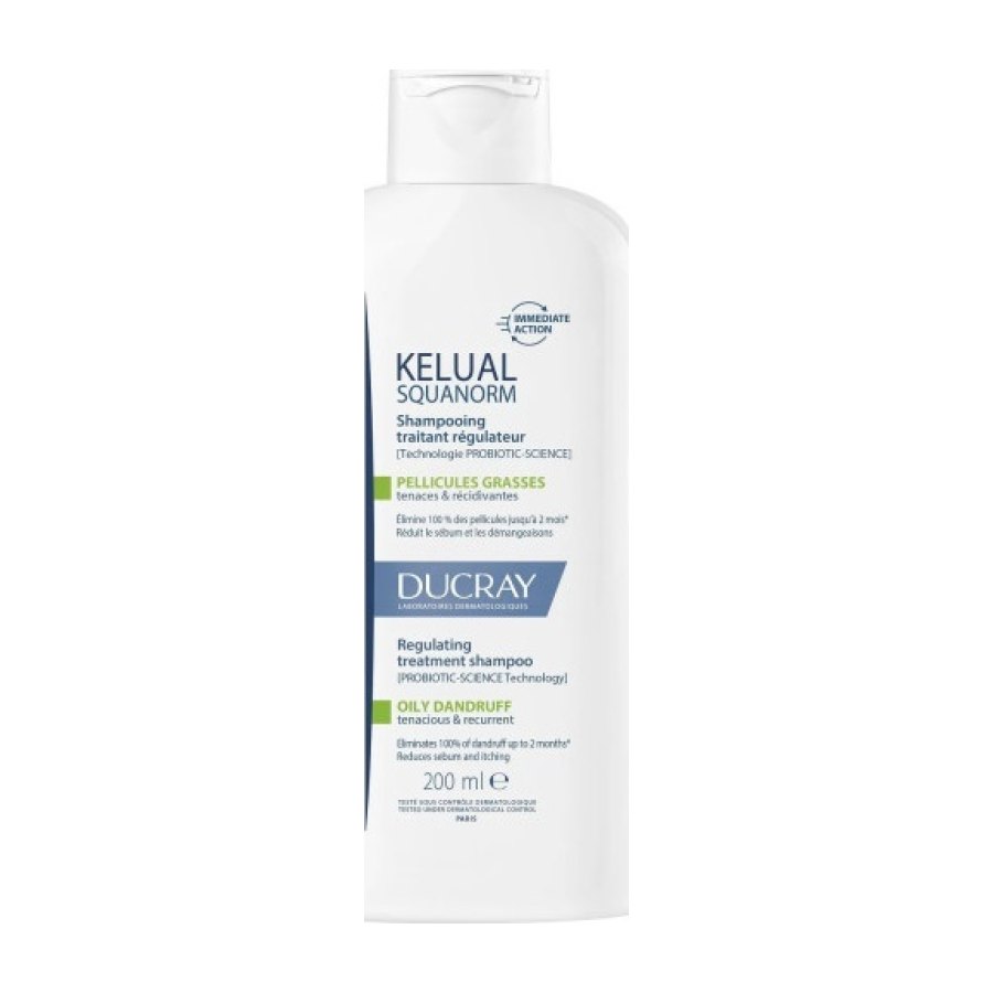 DUCRAY KELUAL Squanorm Champô Caspa Oleosa 200ml