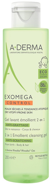 A-DERMA EXOMEGA Gel Corpo e Cabelo 200 ml (ATOPIA)