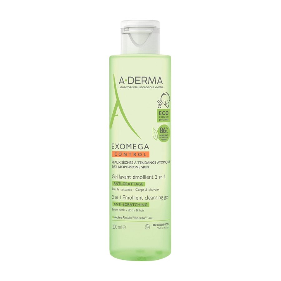 A-DERMA EXOMEGA Gel Corpo e Cabelo 200 ml (ATOPIA)