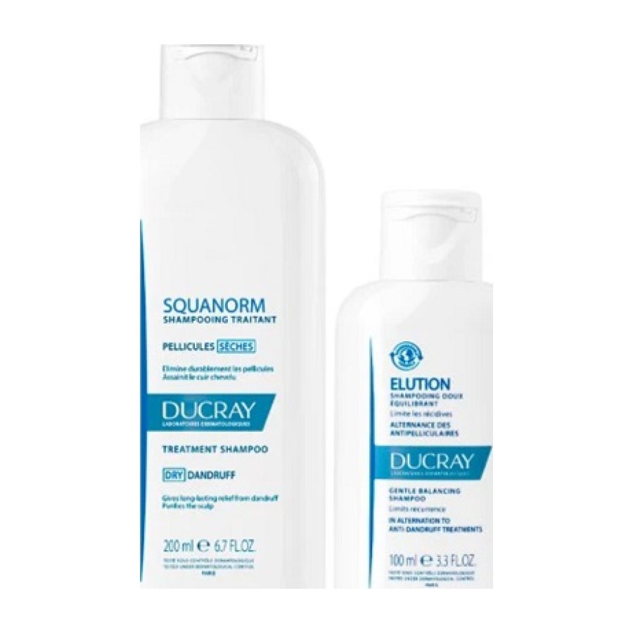 DUCRAY KELUAL Squanorm Champô Caspa Oleosa 400ml OFERTA Elution Champô