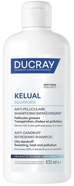 DUCRAY KELUAL Squanorm Champô CASPA OLEOSA 400ml NOVO