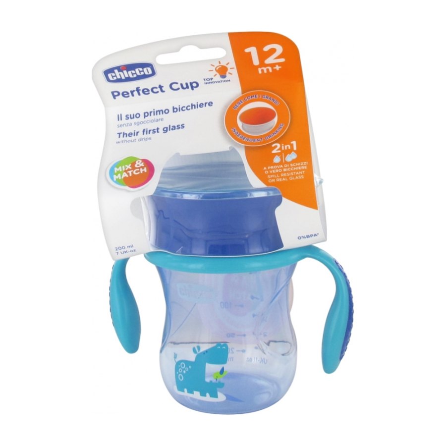 CHICCO COPO REFEIÇÃO 12M+ AZUL