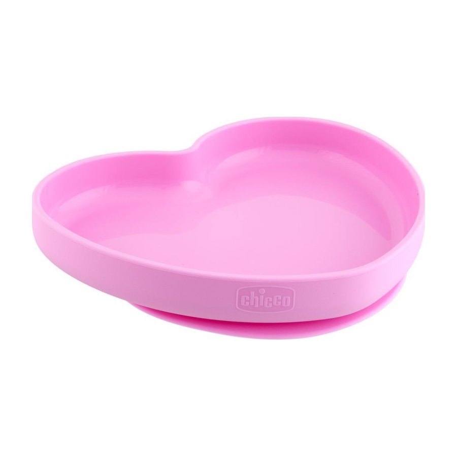 CHICCO Prato de Silicone Pink