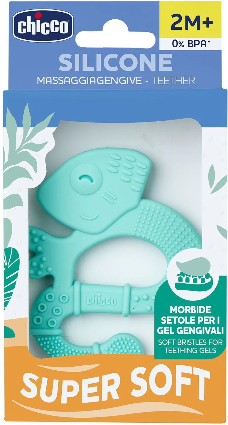 CHICCO Anel de Dentição Iguana Azul