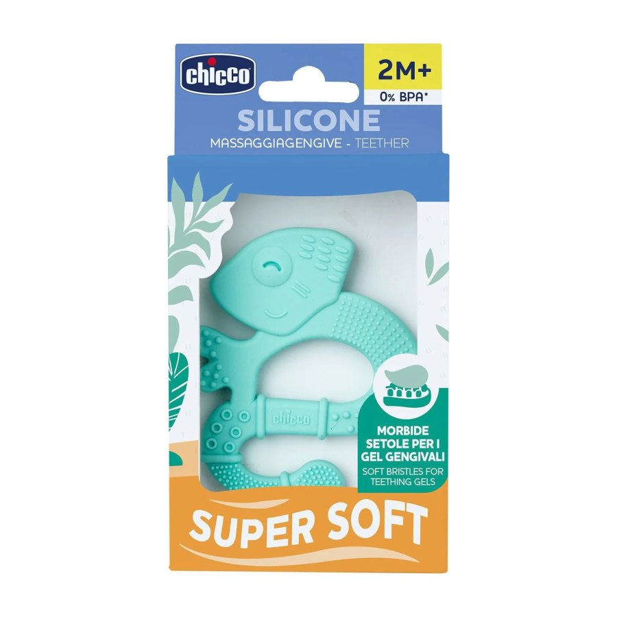 CHICCO Anel de Dentição Iguana Azul