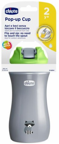 CHICCO Copo Pop Up Verde Raposa 2A+