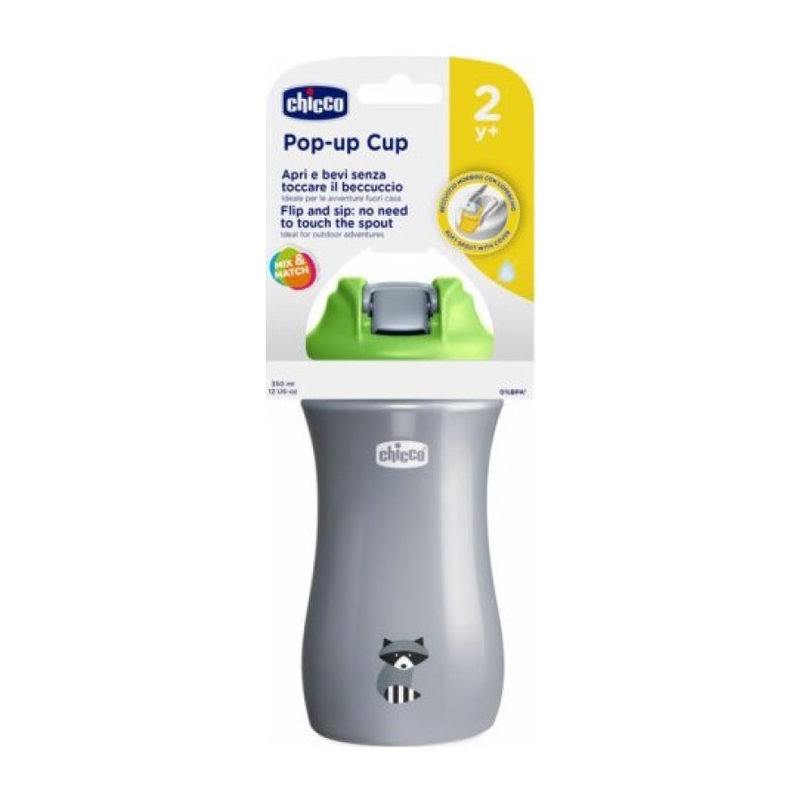 CHICCO Copo Pop Up Verde Raposa 2A+