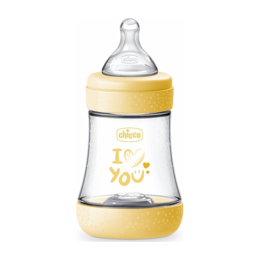 CHICCO Biberão Plas Perfect Amarelo 150 ML 0M+