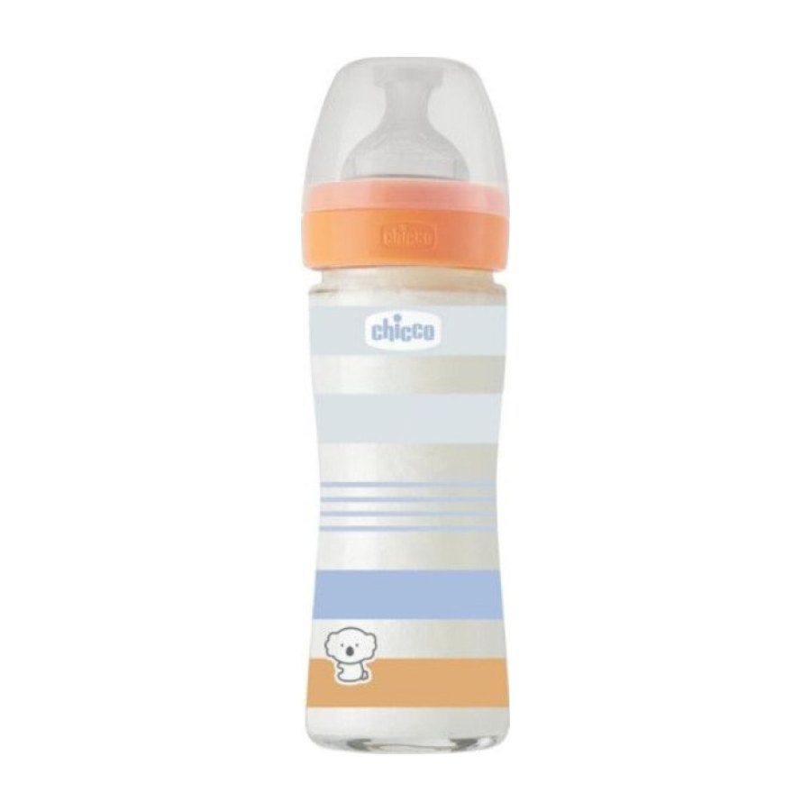 CHICCO Biberão VIDRO 240 ML Well Being