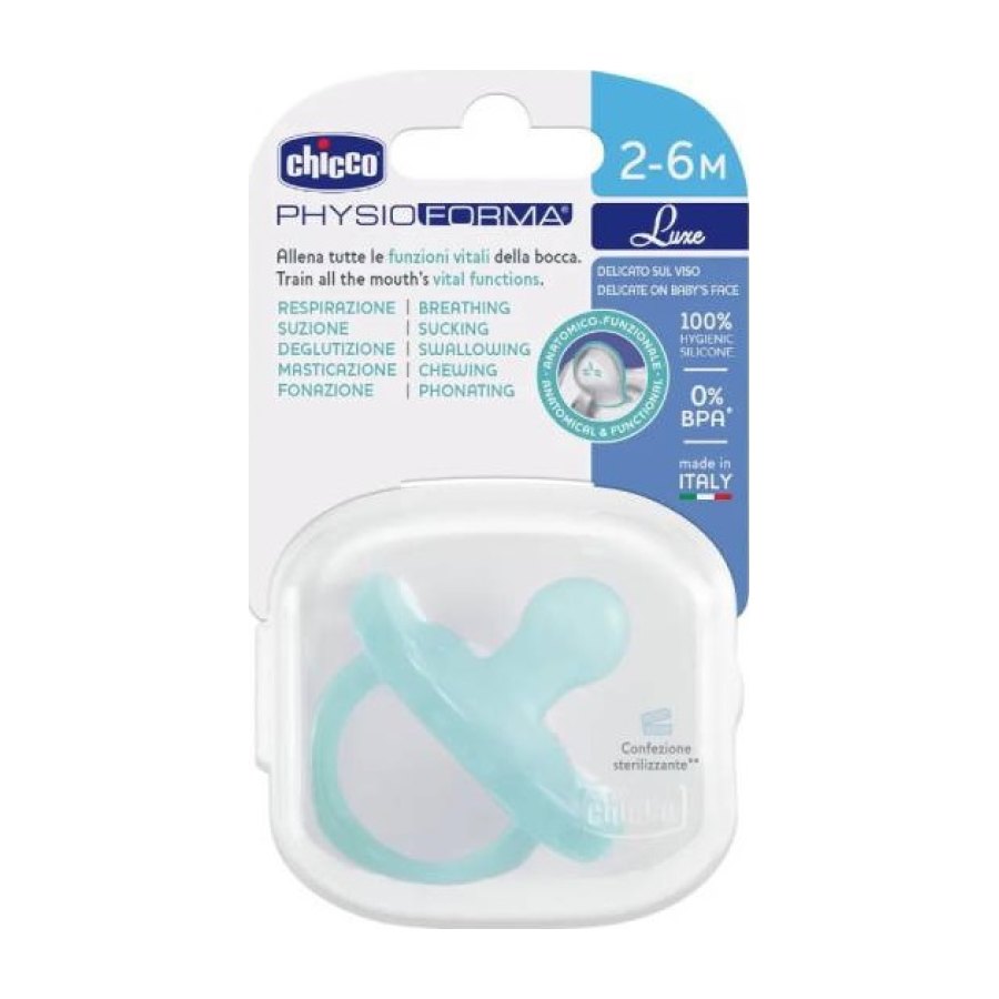 CHICCO Chupeta Physioforma Luxe 2-6M AZUL