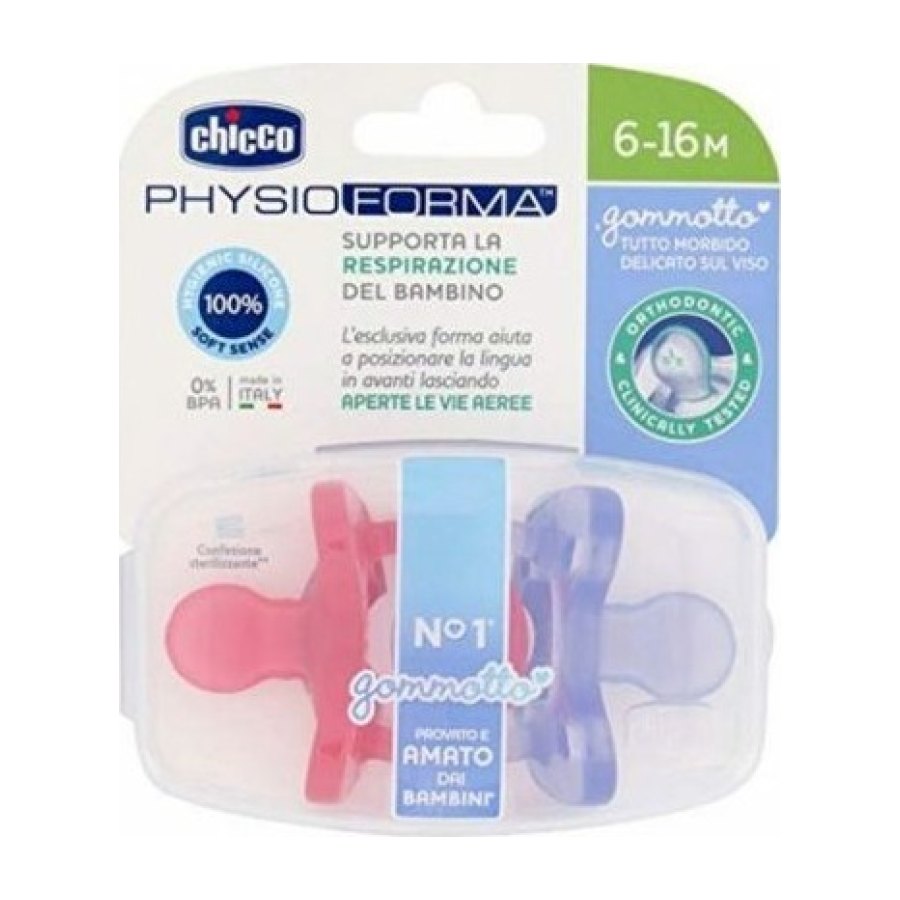 CHICCO Chupeta PH.Duel 2PCS Rosa 6-16M