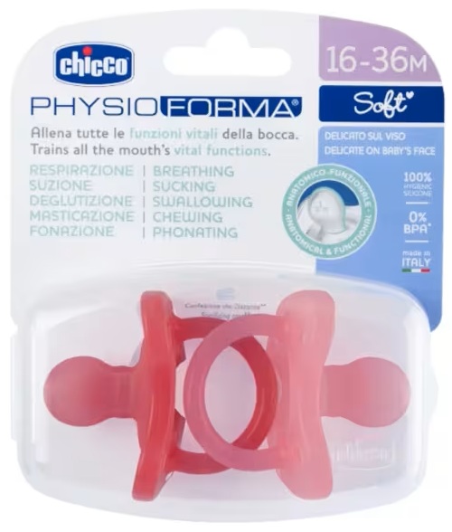 CHICCO Chupeta PH.Duel 2PCS Rosa 13-36M