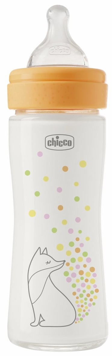 CHICCO Biberão VIDRO Neutro 0M+ 240 ML 