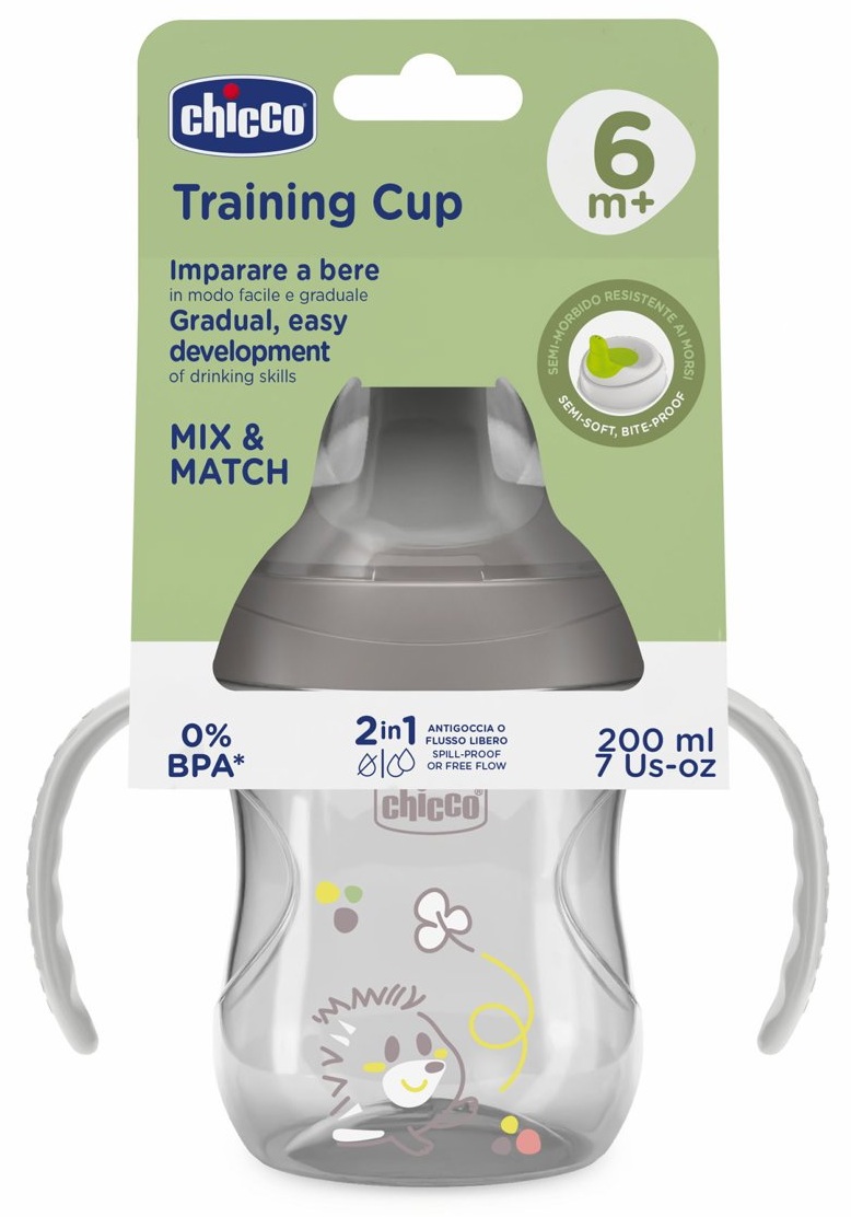 CHICCO Copo Transição Grey 6M+