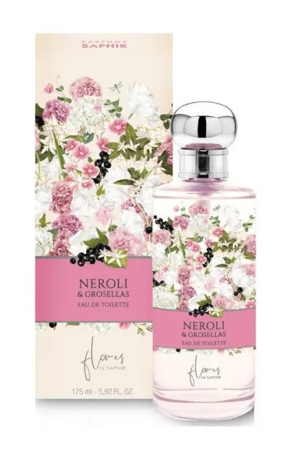 SAPHIR EDT Flores NEROLI & GROSELHAS 175 ml (S)