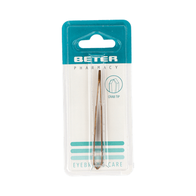 BETER Pinça depilar cobreada ponta caranguejo 8,3 