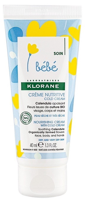 KLORANE BEBÉ Creme Nutritivo COLD CREAM 40 ml NOVO