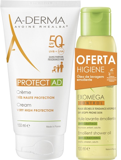A-DERMA SOLAR PROTECT AD SPF50+Exomega Óleo 100 m
