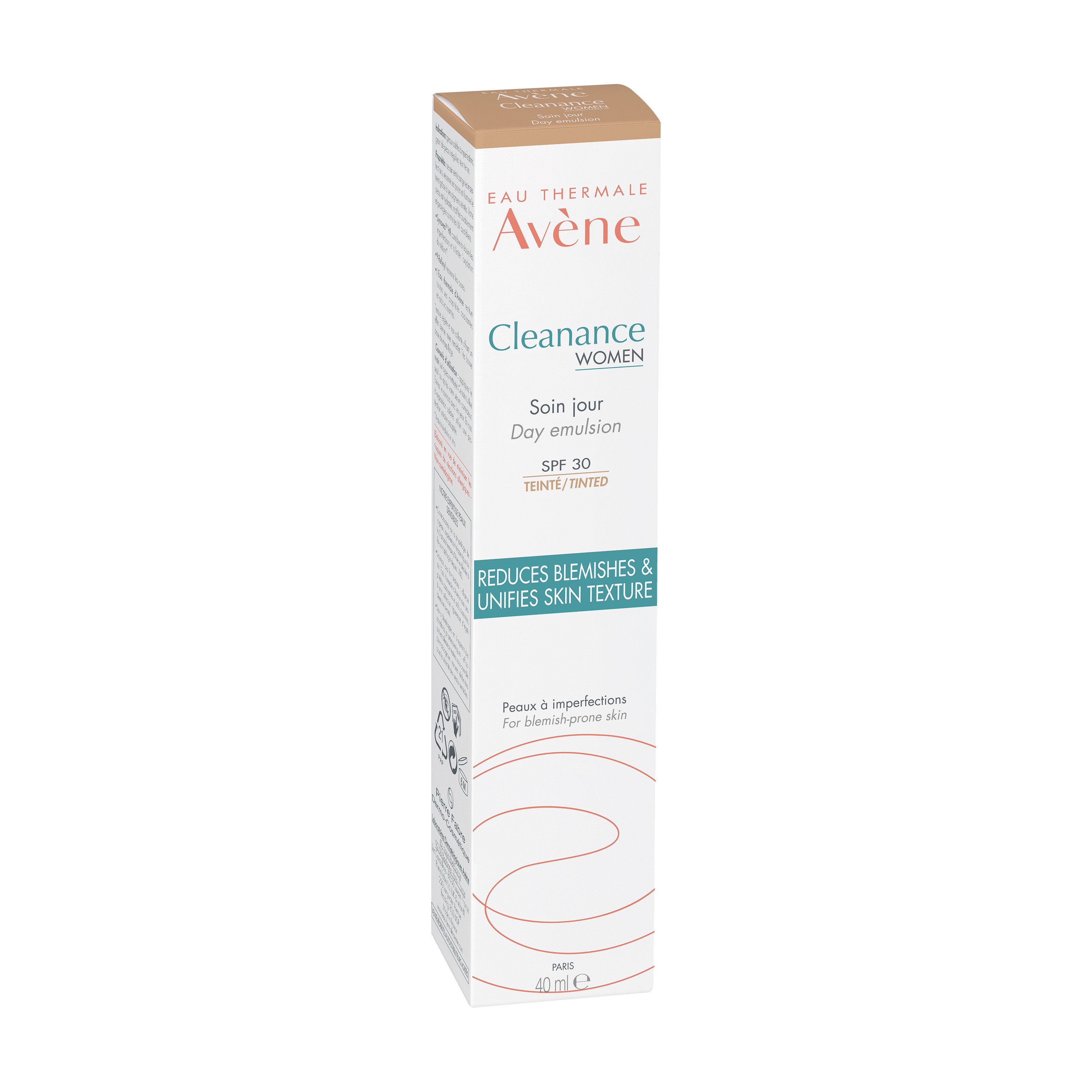 AVENE CLEANANCE WOMAN SPF30 Dia (Acne Adul)COM COR