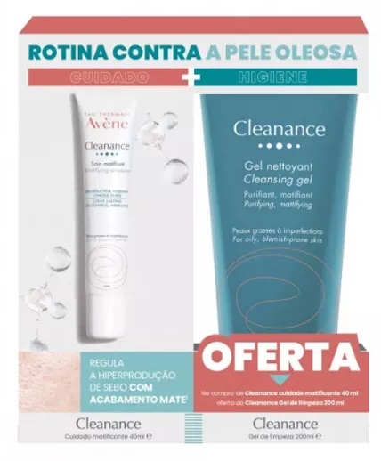 AVENE CLEANANCE MATIFICANTE Creme 40ml OF Gel200ml