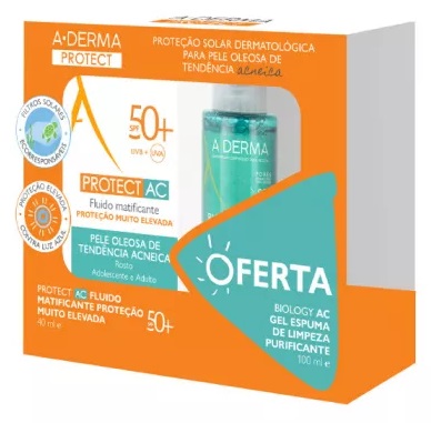 A-DERMA SOLAR PROTECT AC SPF50+ OF Bio Gel AC 100m