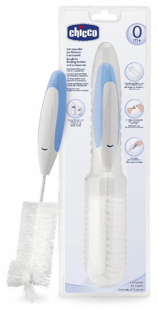 CHICCO ESCOVILHÃO de BIBERON  3em1