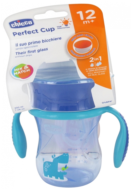 CHICCO COPO REFEIÇÃO 12M+ AZUL